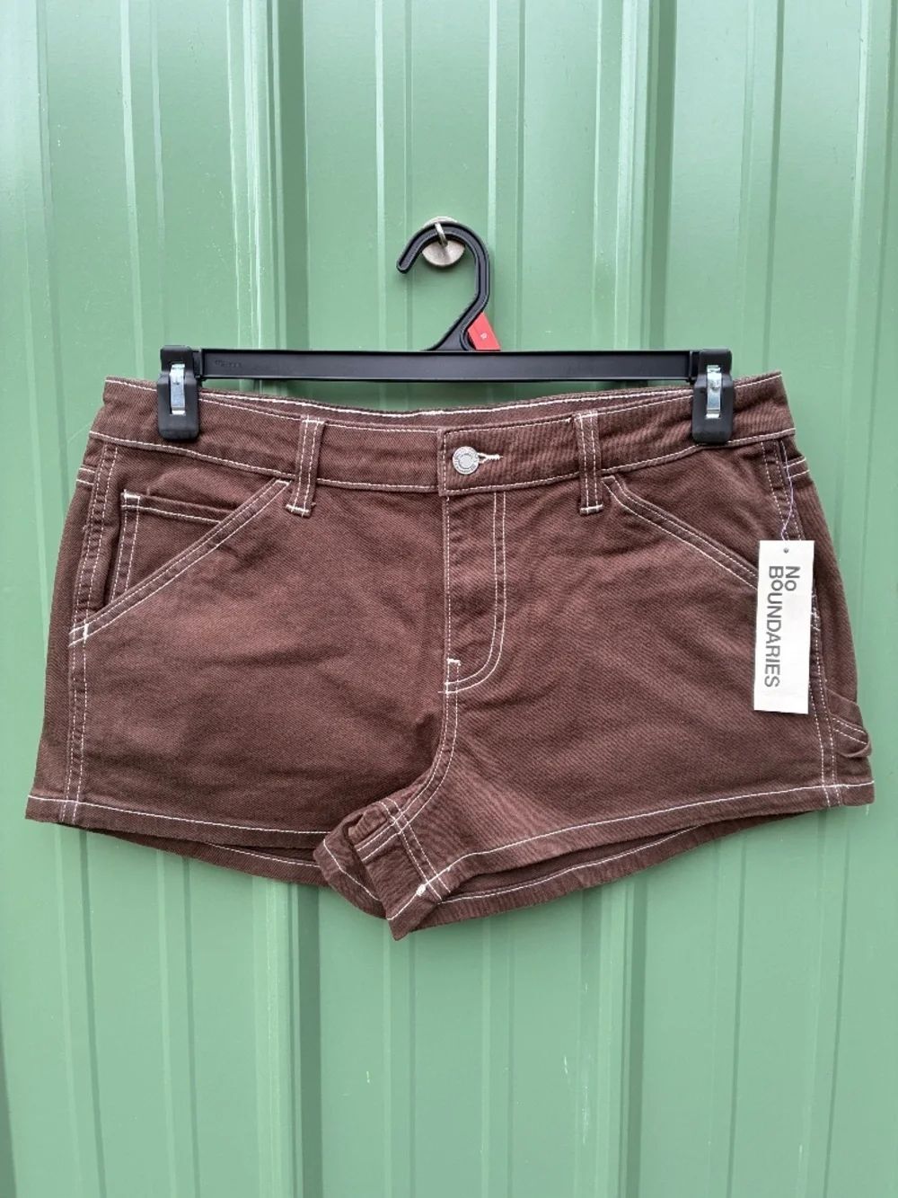 Carpenter Denim Shorts Brown Size 10